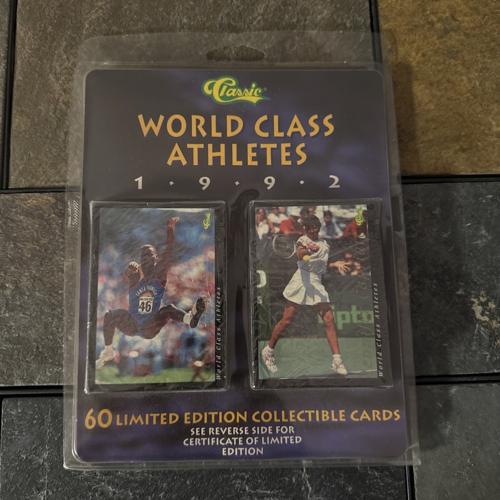 Classic 1992 World Class Athletes Limited Edition 60 Card Ali, Bird, Deion NEW